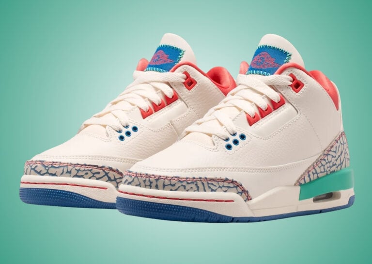 Air Jordan 3 GS Chalk True Blue IO2076-100