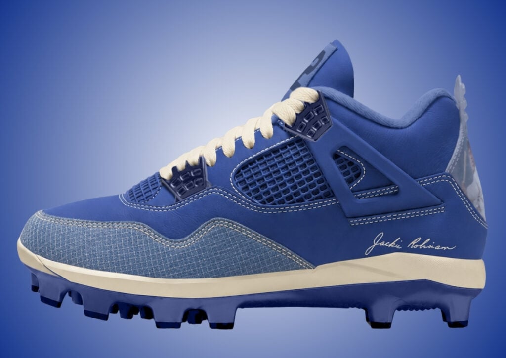 Air Jordan 4 MCS Jackie Robinson Cleats JA2073-400