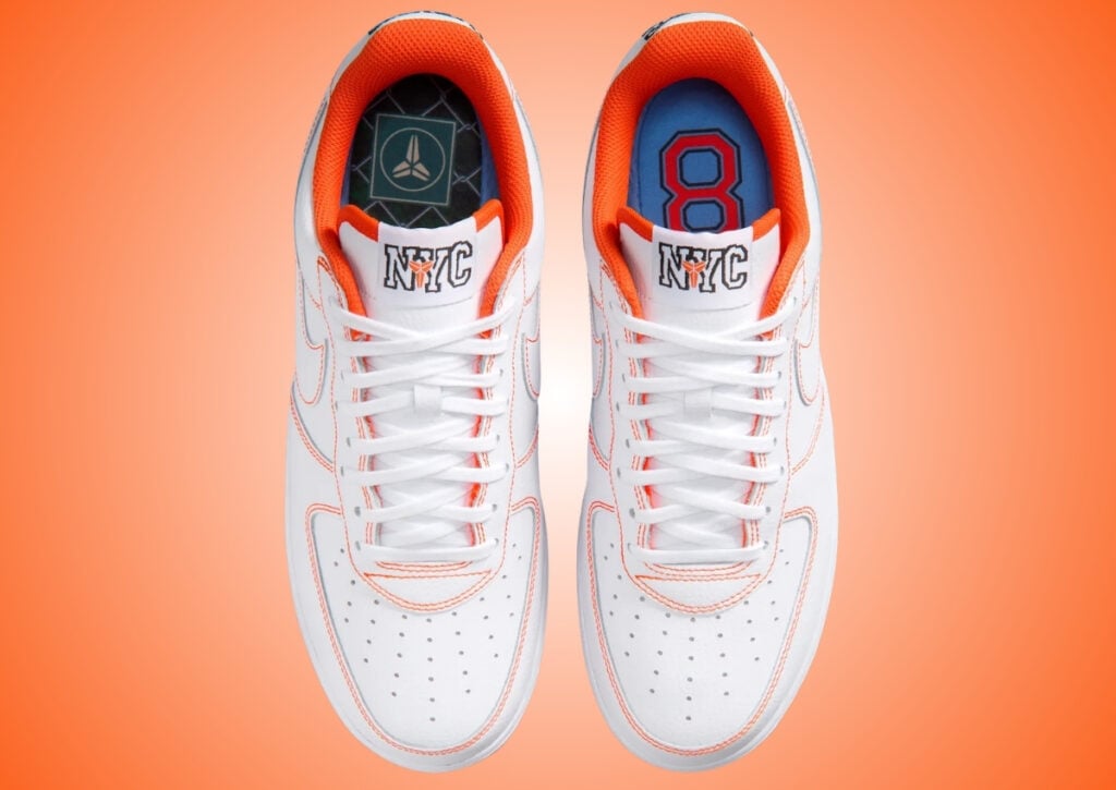 Kobe Bryant Nike Air Force 1 Low Protro Lord of the Rings White Safety Orange IQ3921-100