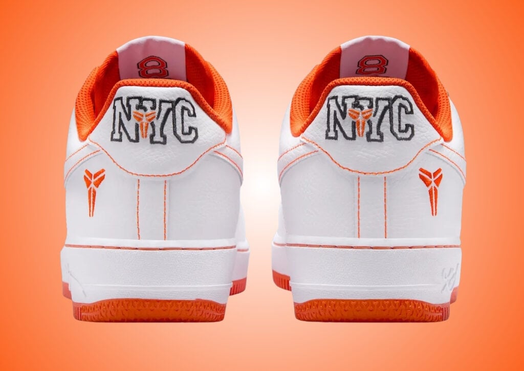 Kobe Bryant Nike Air Force 1 Low Protro Lord of the Rings White Safety Orange IQ3921-100