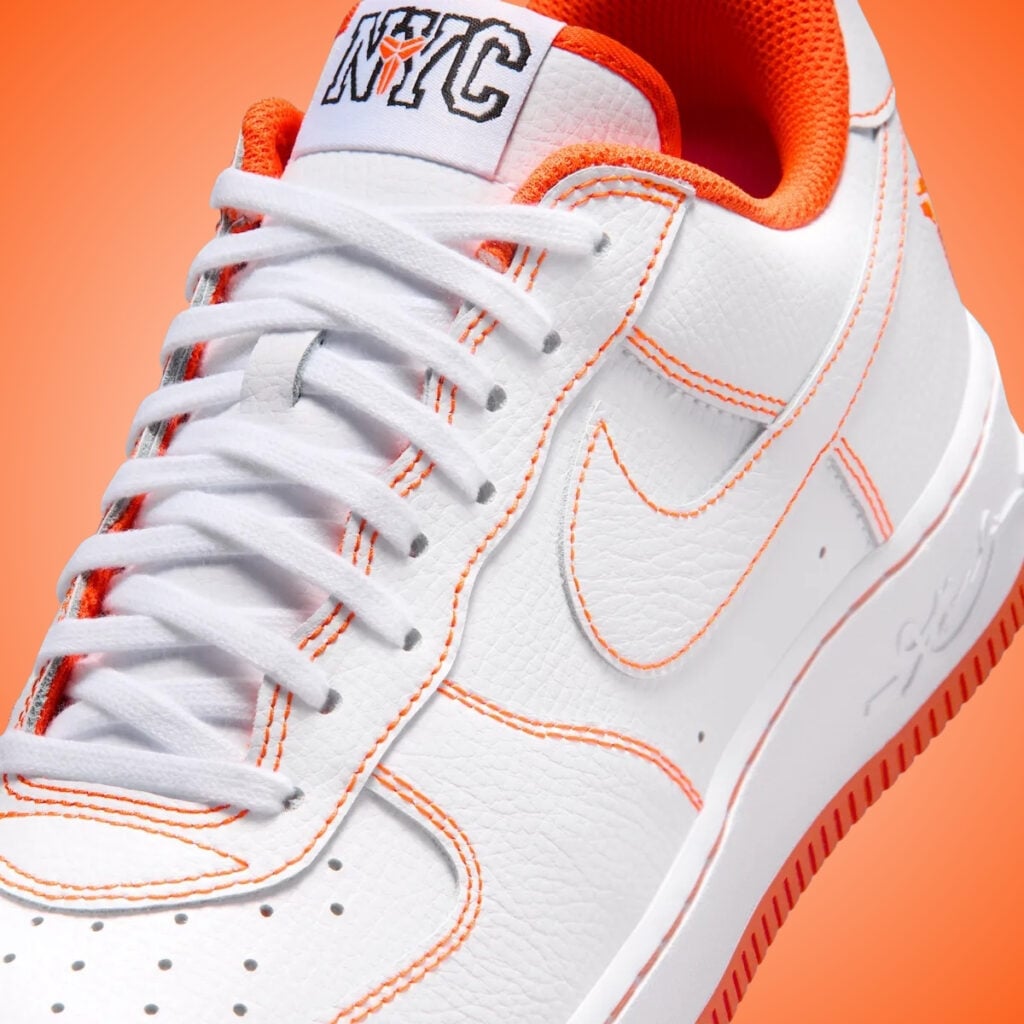 Kobe Bryant Nike Air Force 1 Low Protro Lord of the Rings White Safety Orange IQ3921-100