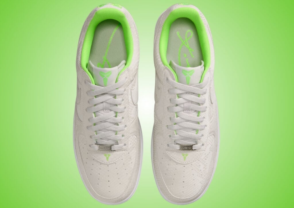 Kobe Bryant Nike Air Force 1 Low Vast Grey Electric Green IB0018-006