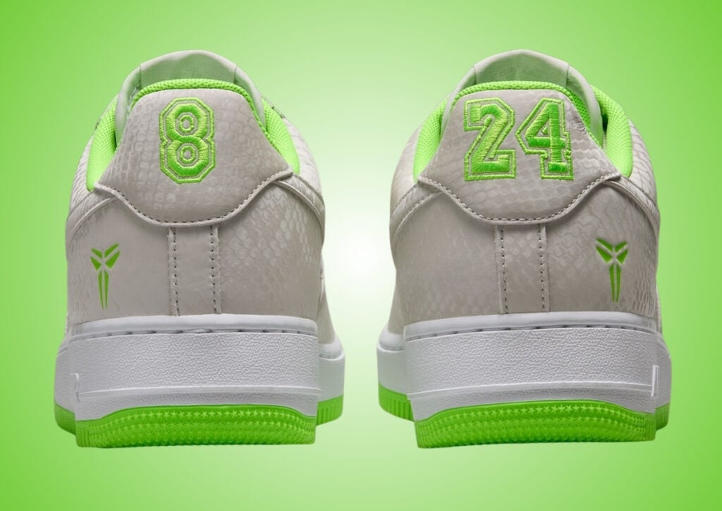 Kobe Bryant Nike Air Force 1 Low Vast Grey Electric Green IB0018-006