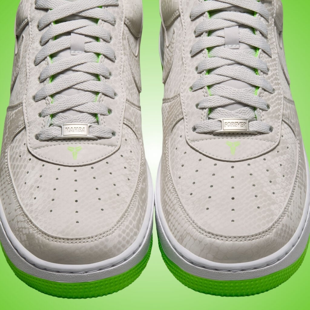 Kobe Bryant Nike Air Force 1 Low Vast Grey Electric Green IB0018-006