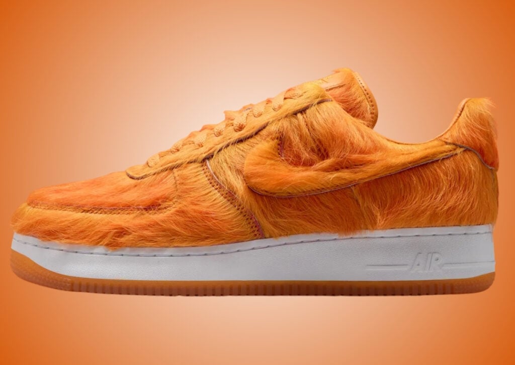 Nike Air Force 1 Low Horse of a Different Color Orange Pony Hair IR1940-800