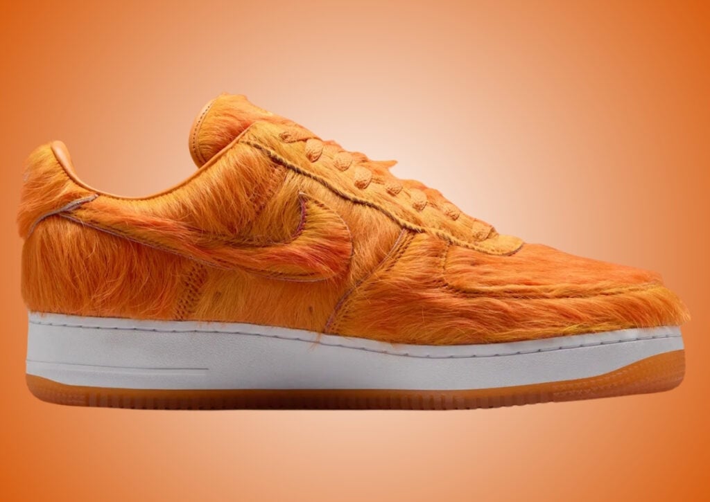 Nike Air Force 1 Low Horse of a Different Color Orange Pony Hair IR1940-800