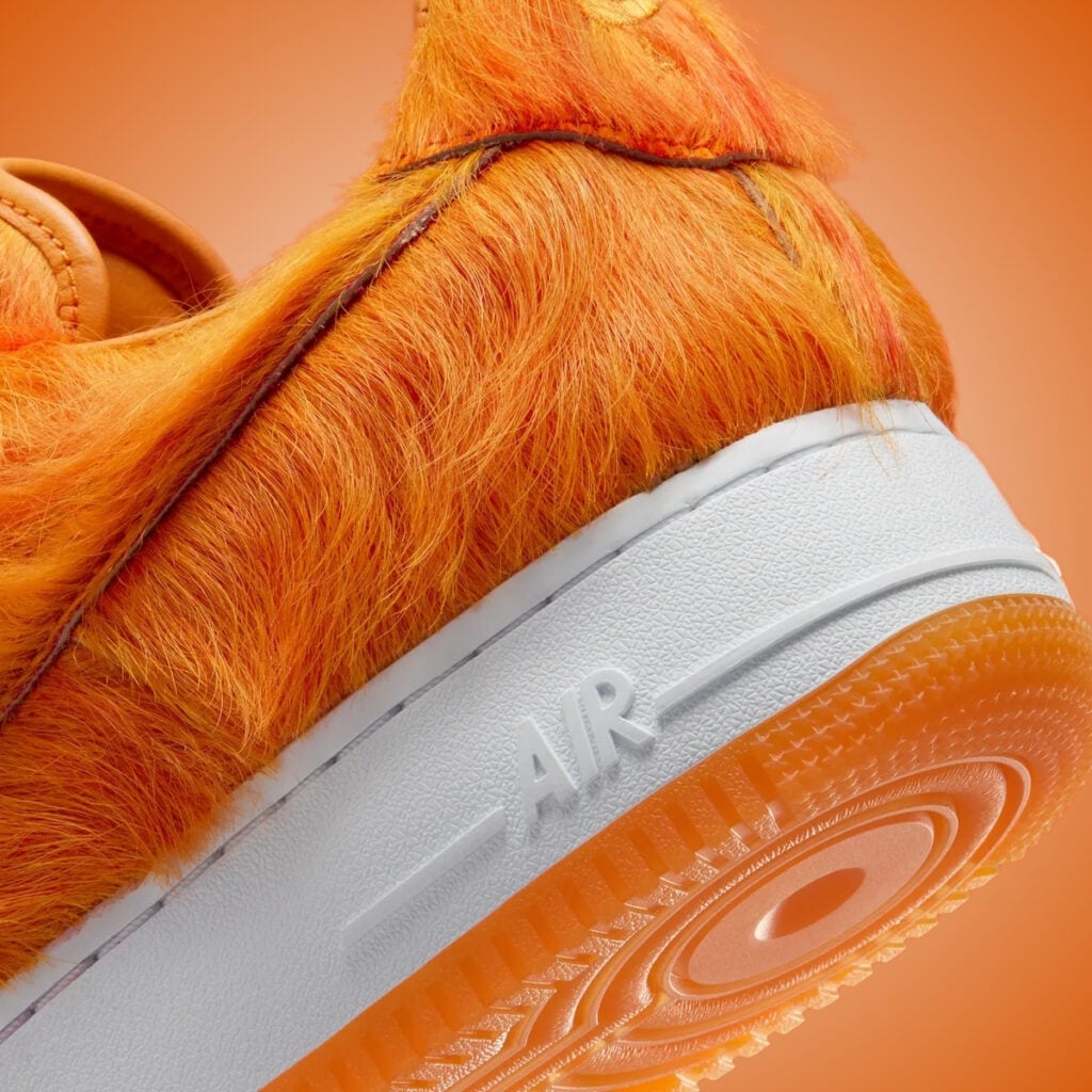 Nike Air Force 1 Low Horse of a Different Color Orange Pony Hair IR1940-800