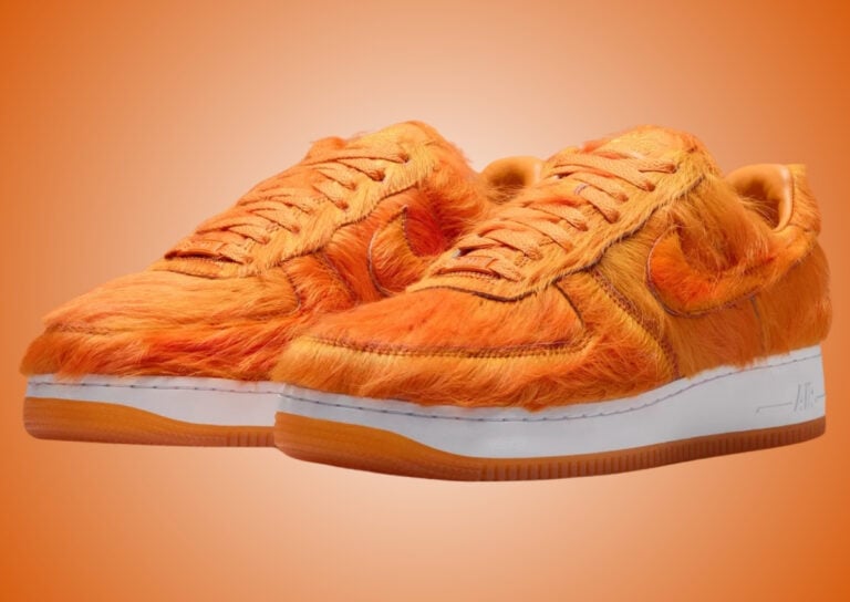 Nike Air Force 1 Low Horse of a Different Color Orange Pony Hair IR1940-800