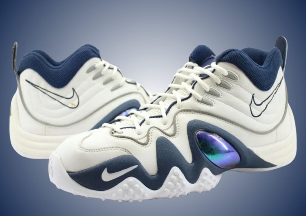 Nike Zoom Flight 5 White Midnight Navy 2027 JJ3694-100