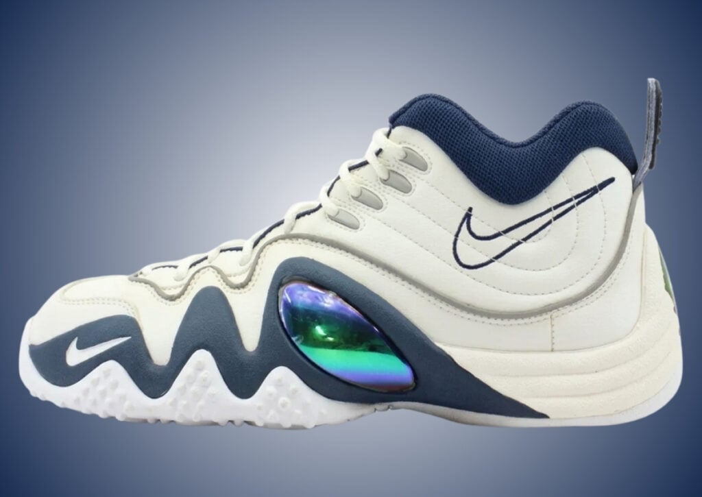 Nike Zoom Flight 5 White Midnight Navy 2027 JJ3694-100