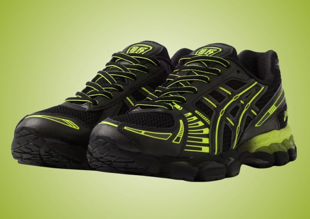 Albino and Preto atmos ASICS Gel-Kayano 12.1 Black Green 1203B227-001