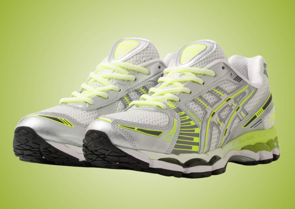Albino and Preto atmos ASICS Gel-Kayano 12.1 White Green 1203B227-100