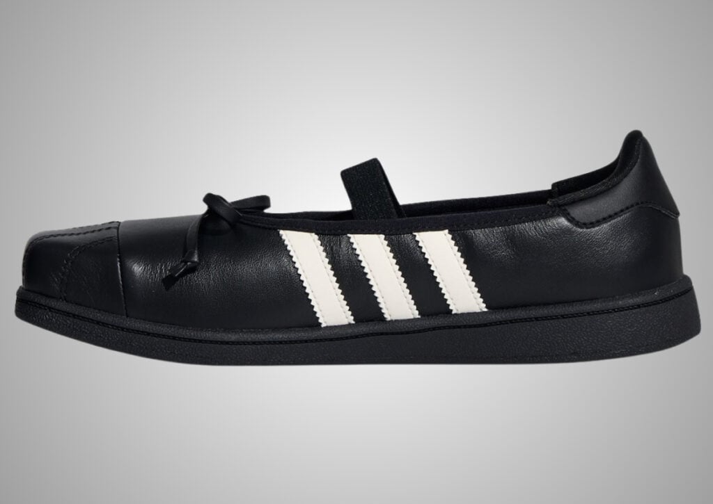 BLACKPINK JENNIE adidas Superstar Square Ballet Core Black Core Black Off White LB3787