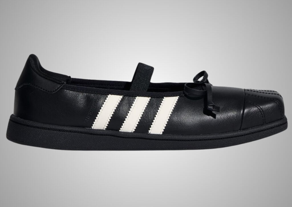 BLACKPINK JENNIE adidas Superstar Square Ballet Core Black Core Black Off White LB3787