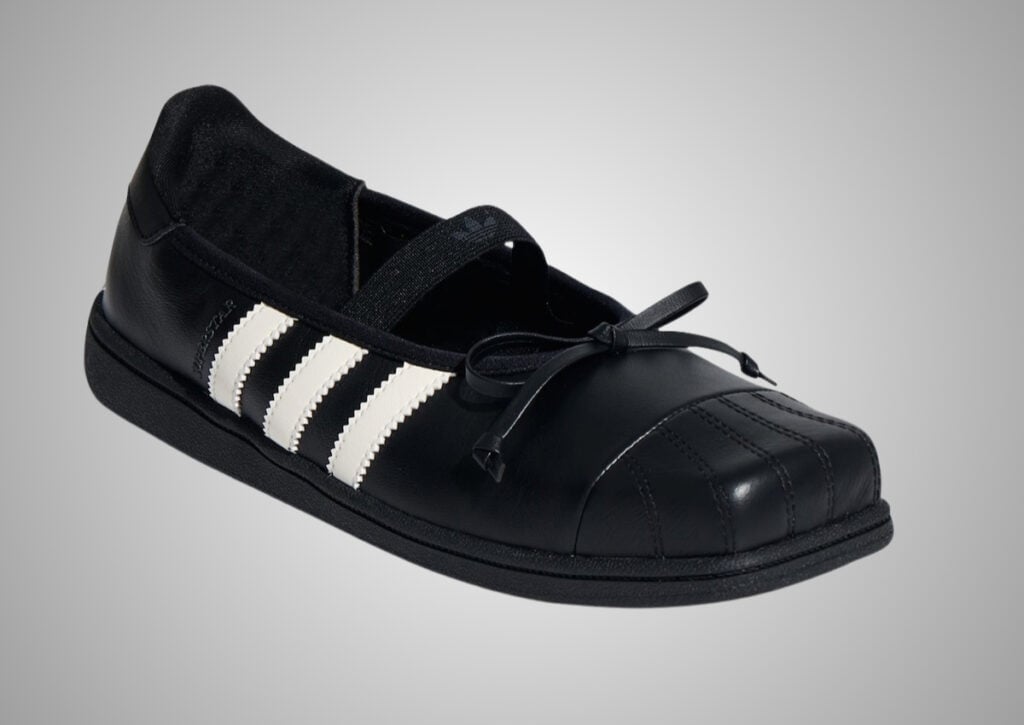 BLACKPINK JENNIE adidas Superstar Square Ballet Core Black Core Black Off White LB3787