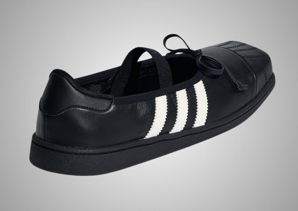 BLACKPINK JENNIE adidas Superstar Square Ballet Core Black Core Black Off White LB3787