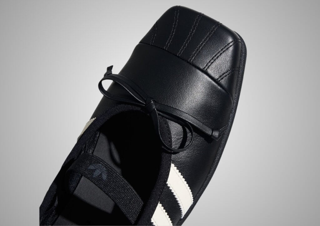 BLACKPINK JENNIE adidas Superstar Square Ballet Core Black Core Black Off White LB3787