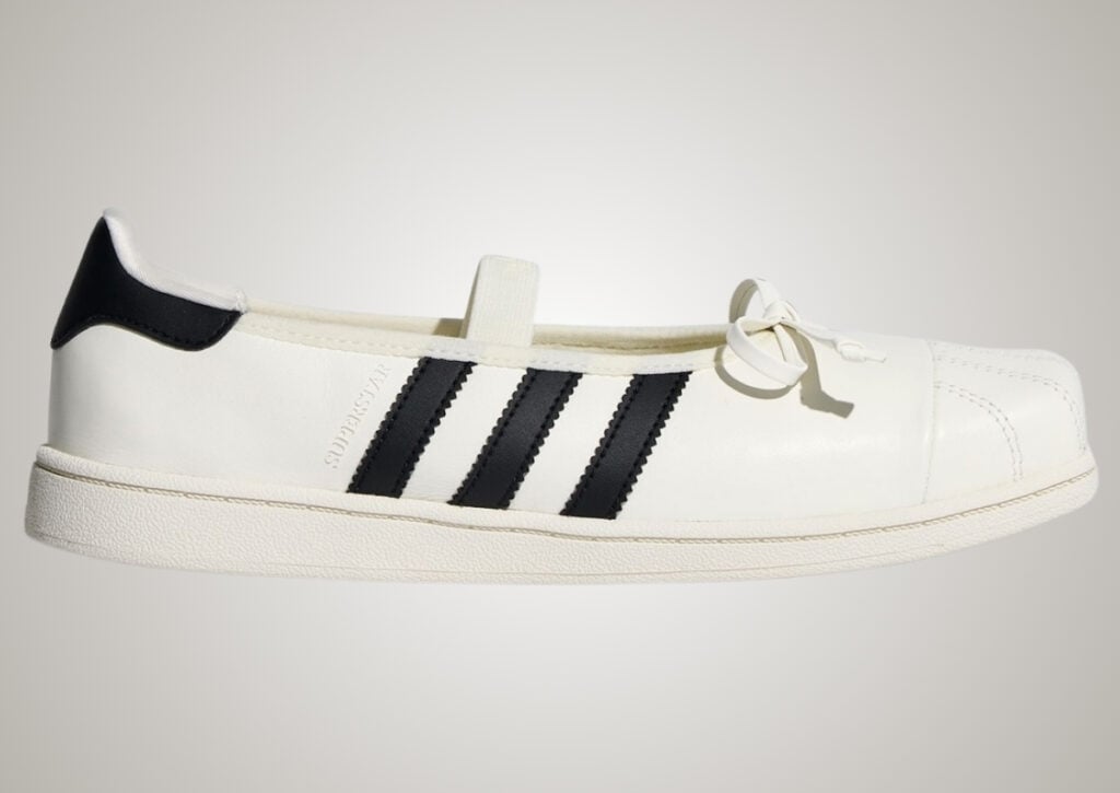 BLACKPINK JENNIE adidas Superstar Square Ballet Off White Core Black Core White LB3786
