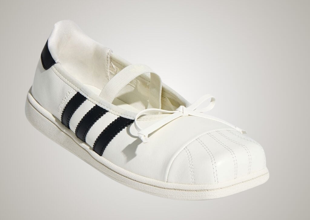 BLACKPINK JENNIE adidas Superstar Square Ballet Off White Core Black Core White LB3786