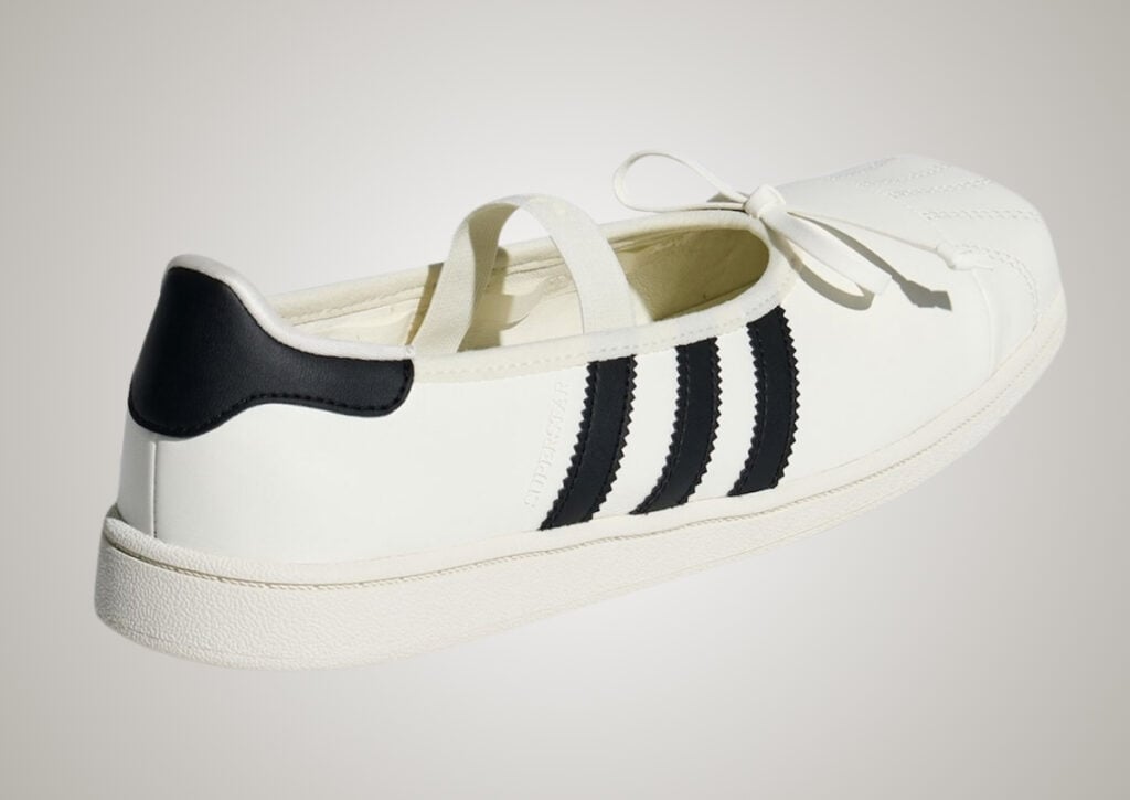 BLACKPINK JENNIE adidas Superstar Square Ballet Off White Core Black Core White LB3786