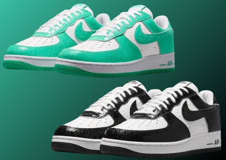 Cracked Leather Nike Air Force 1 Low Pack