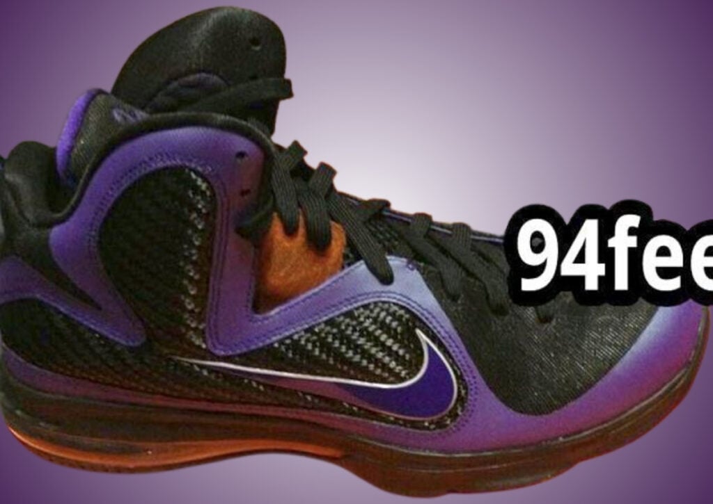 Diana Taurasi Nike LeBron 9 PE Black Court Purple JF7374-001