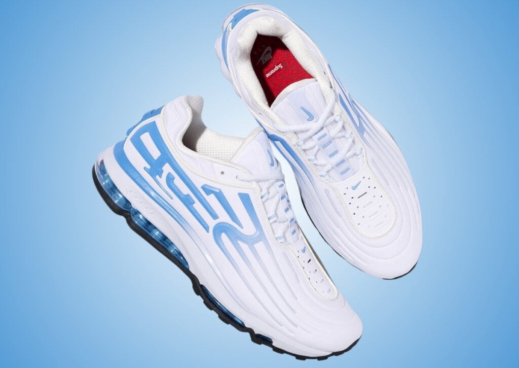 Supreme Nike Air Max 2001 Ecstasy White Blue IM7412-100