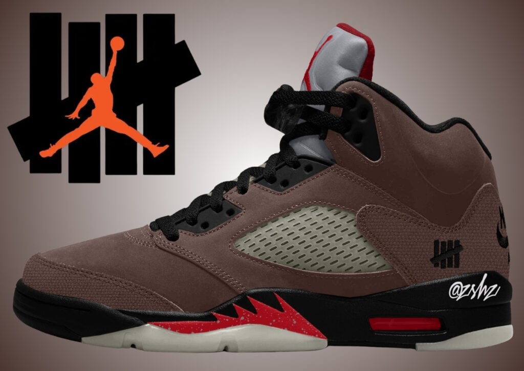 Undefeated Air Jordan 5 Light Chocolate JF3394-200