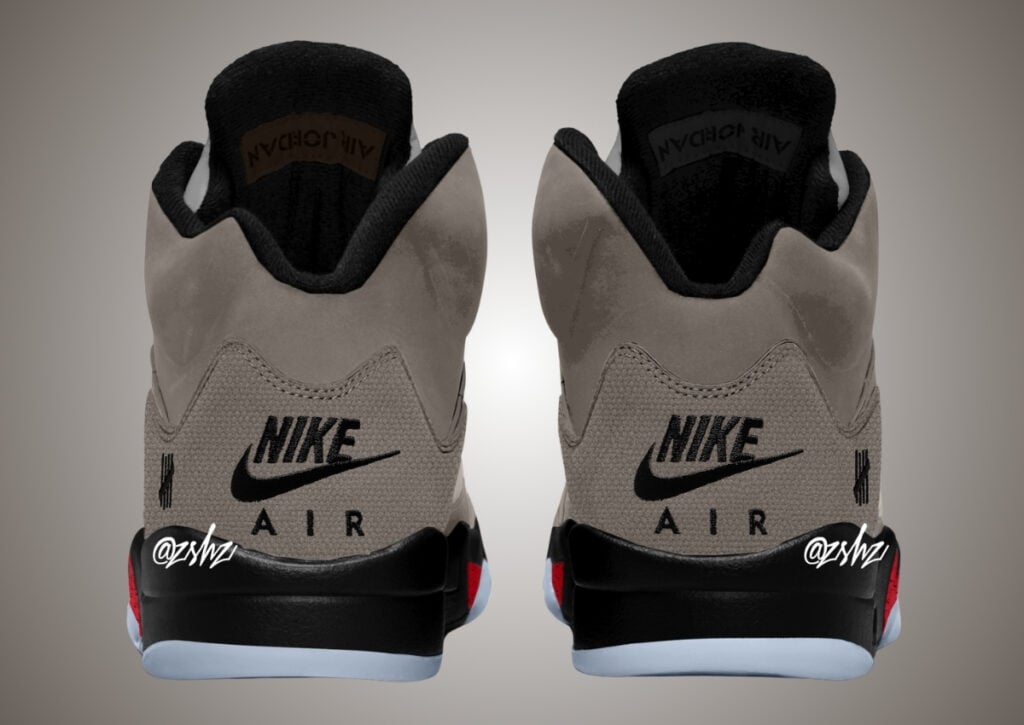 Undefeated Air Jordan 5 Moon Fossil JF3394-001