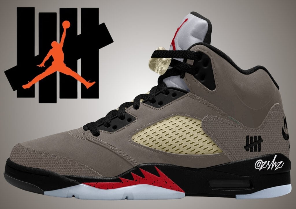 Undefeated Air Jordan 5 Moon Fossil JF3394-001