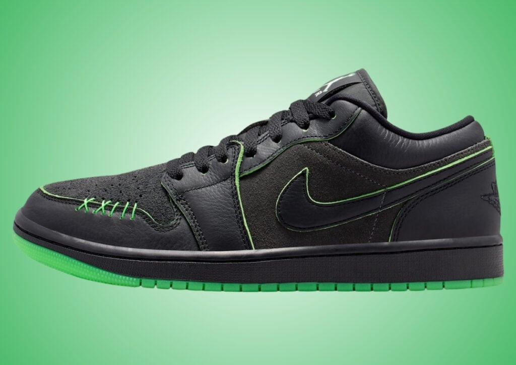 Air Jordan 1 Low Halloween Black Green IQ5494-001