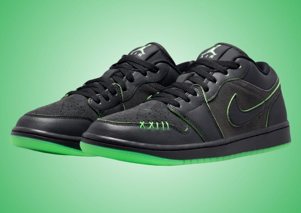 Air Jordan 1 Low Halloween Black Green IQ5494-001