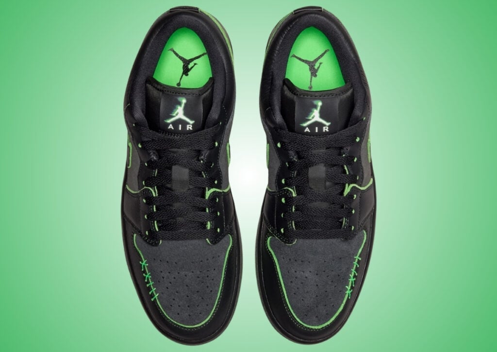 Air Jordan 1 Low Halloween Black Green IQ5494-001