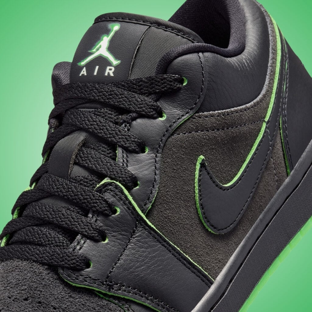 Air Jordan 1 Low Halloween Black Green IQ5494-001