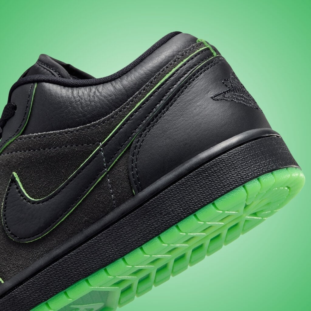 Air Jordan 1 Low Halloween Black Green IQ5494-001
