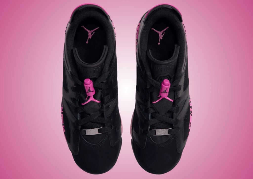 Air Jordan 6 Low Leopard Black Pink Foam Laser Fuchsia 768878-001