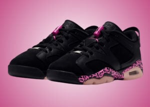 Air Jordan 6 Low Leopard Black Pink Foam Laser Fuchsia 768878-001