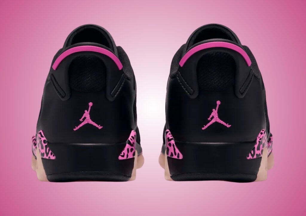 Air Jordan 6 Low Leopard Black Pink Foam Laser Fuchsia 768878-001