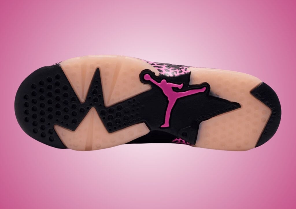 Air Jordan 6 Low Leopard Black Pink Foam Laser Fuchsia 768878-001