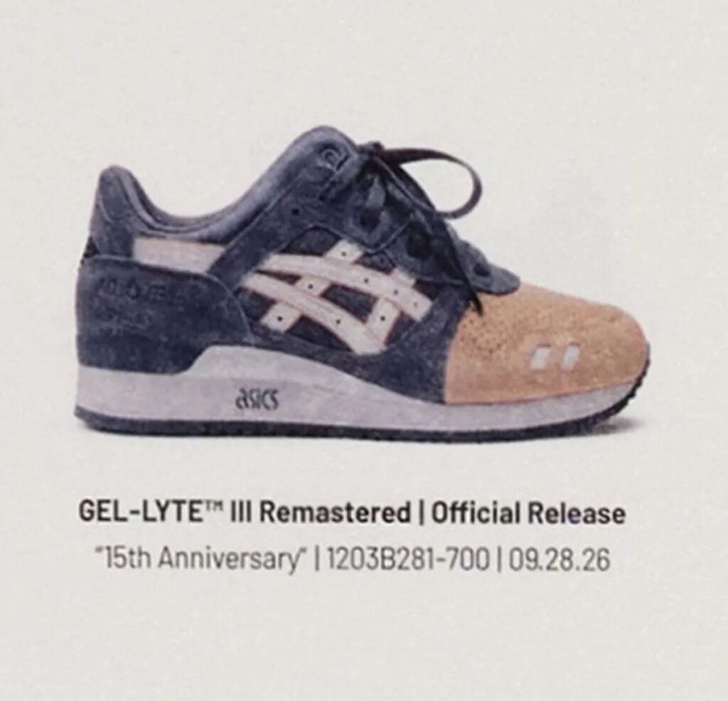 Kith ASICS Gel Lyte III Salmon Toe 2026