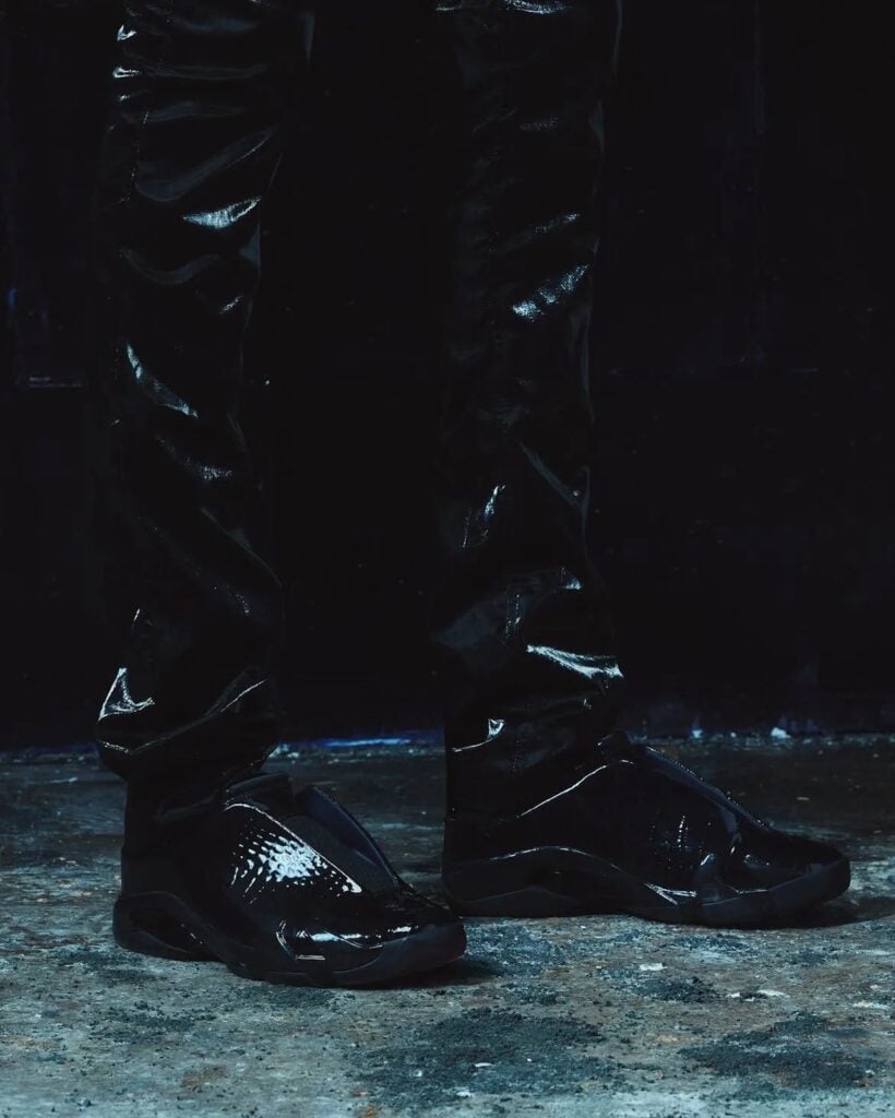 Mowalola Air Jordan 14 Mule Patent Croc Pack