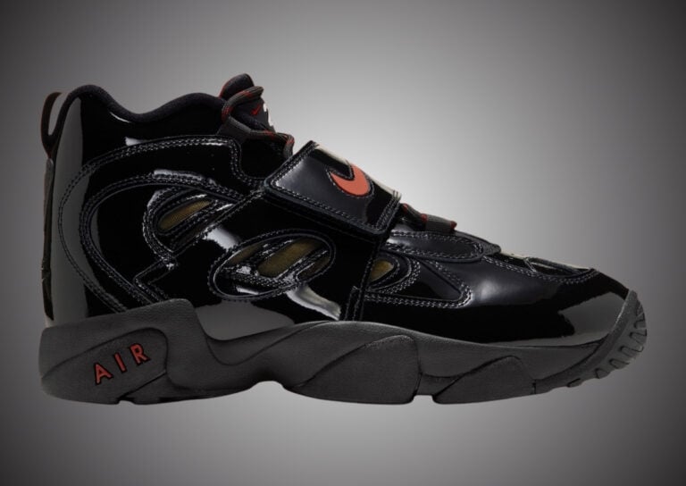 Nike Air Diamond Turf 2 Patent Black Red II7066-001
