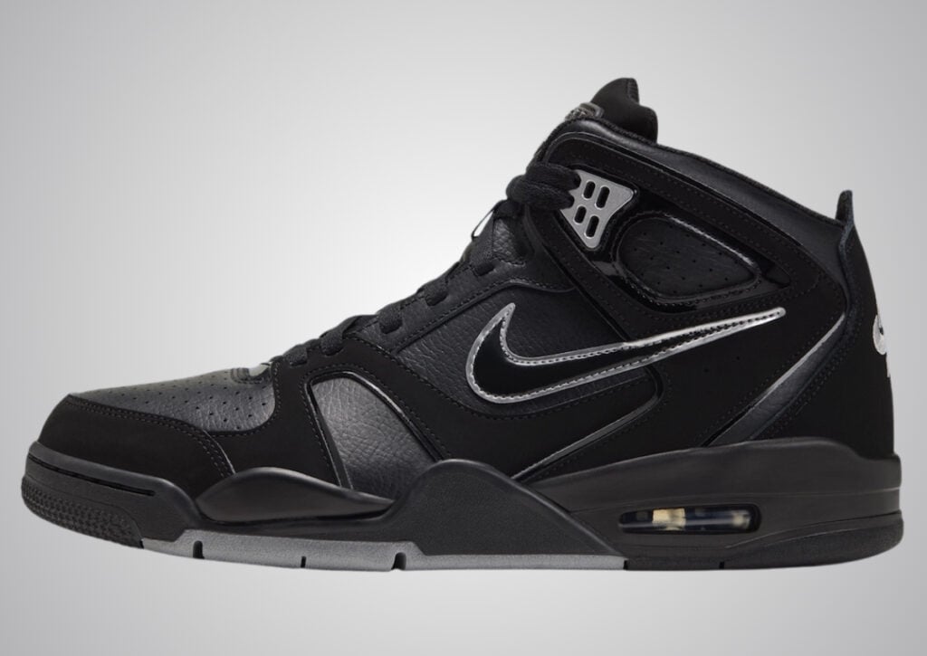 Nike Air Flight Falcon Black Metallic Silver 397204-001