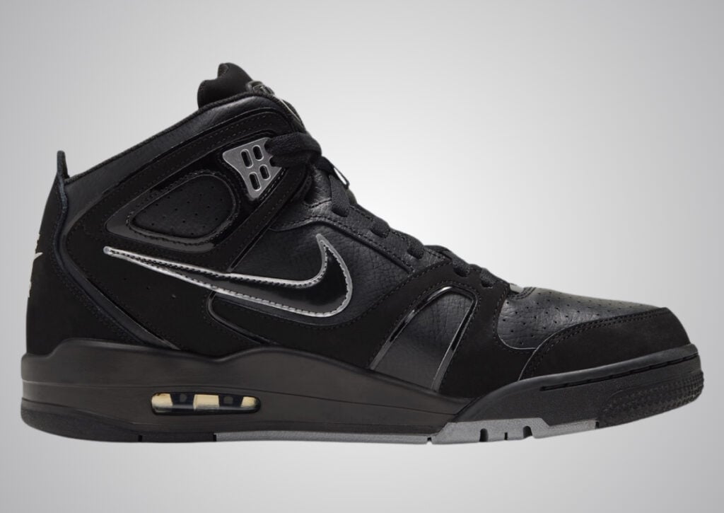 Nike Air Flight Falcon Black Metallic Silver 397204-001