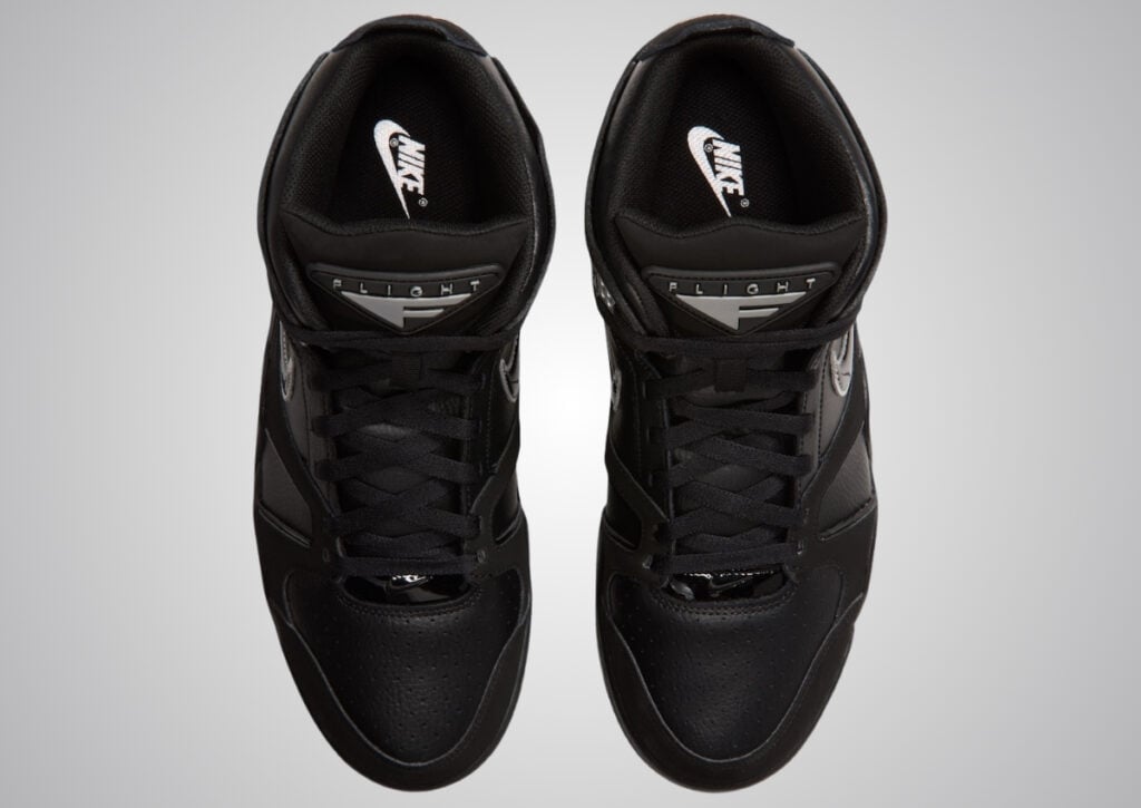 Nike Air Flight Falcon Black Metallic Silver 397204-001