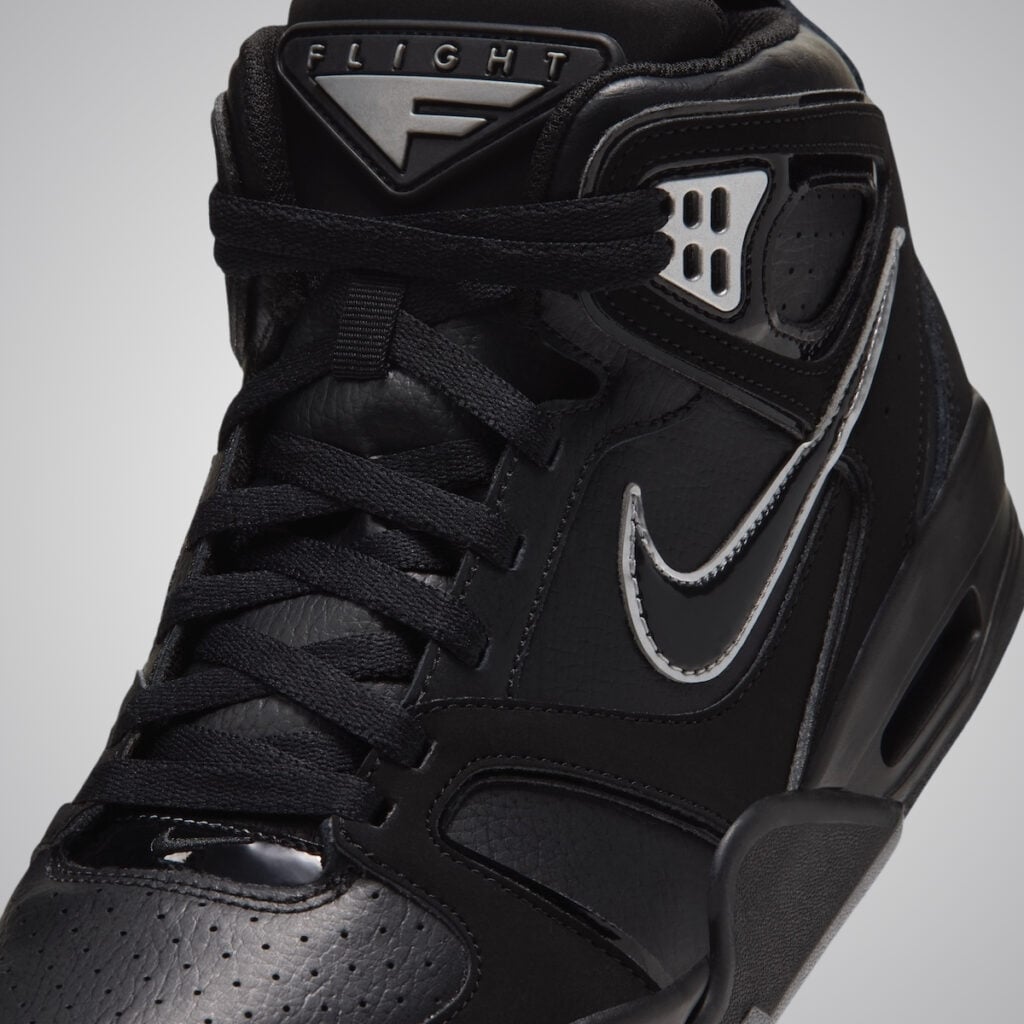 Nike Air Flight Falcon Black Metallic Silver 397204-001
