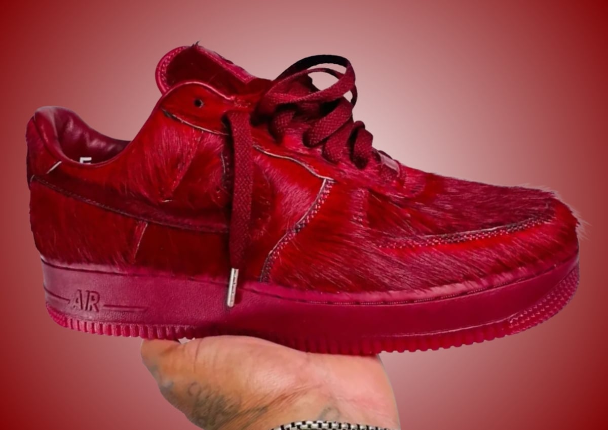 Nike Air Force 1 Low Pony Hair “Team Red” Releases Holiday 2026