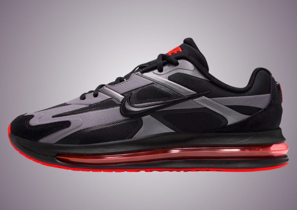 Nike Air Max Metro Black Metallic Dark Grey Bright Crimson IW4935-004