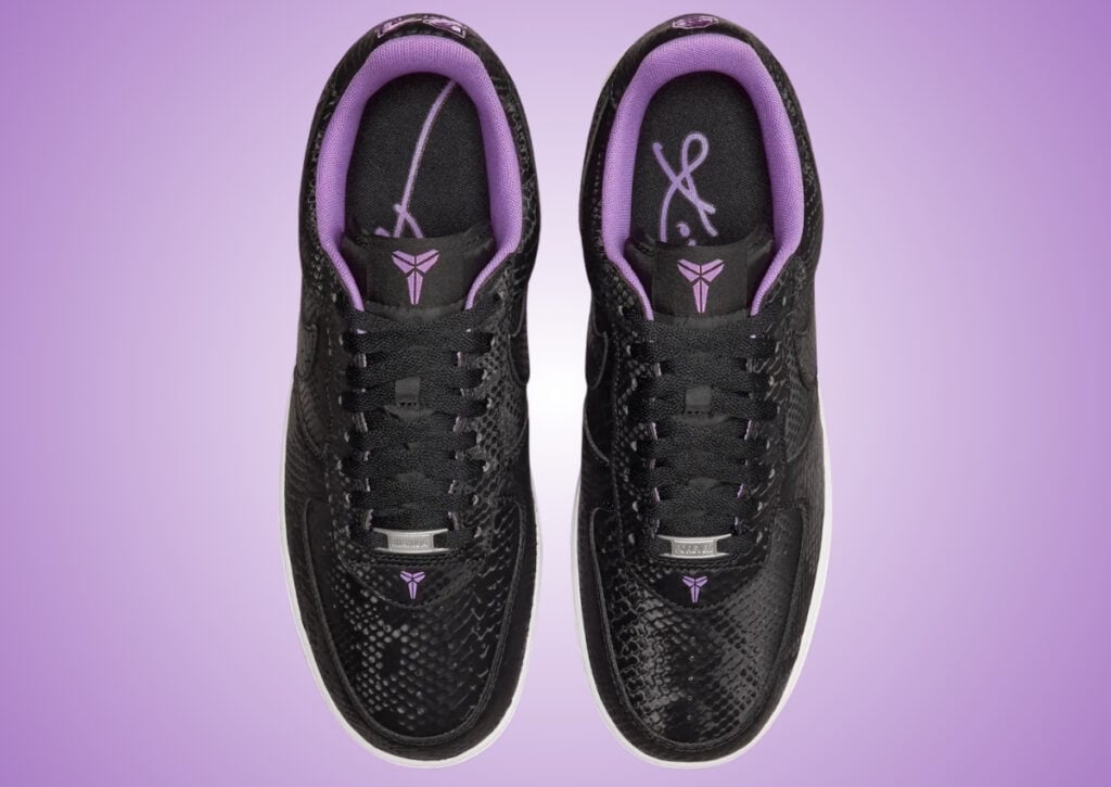 Nike Kobe Air Force 1 Low Black Purple Stardust IB0018-007