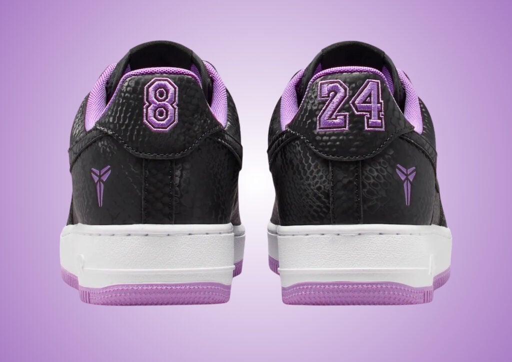 Nike Kobe Air Force 1 Low Black Purple Stardust IB0018-007